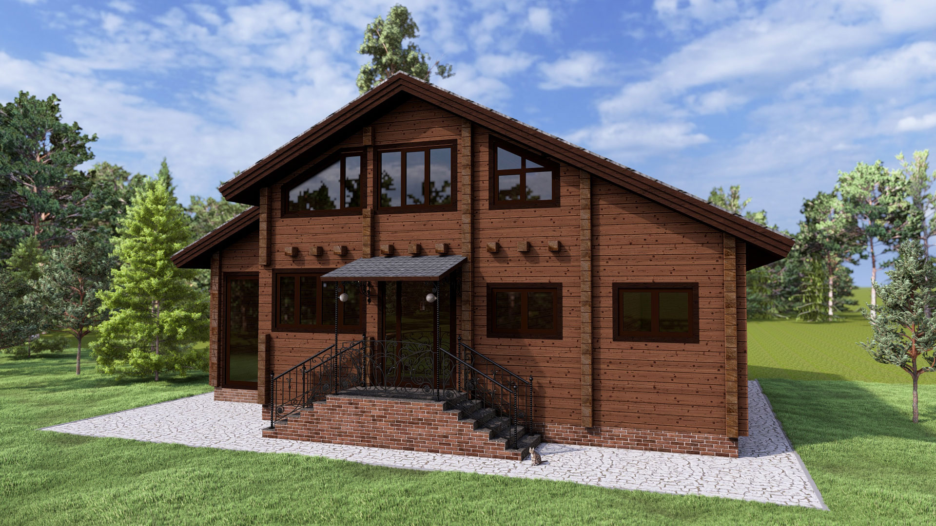 Крыльцо в индивидуальном доме